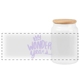 The Wonder Years - Jahre voller Wunder - Panorama Keksdose mit Holzdeckel - Weiß - Vorne