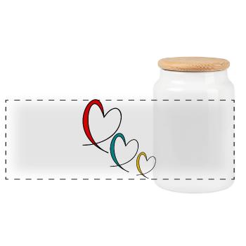 BONNE FÊTE. MAMAN. FÊTE DES MÈRES - Boîte à biscuits avec couvercle en bois - blanc - Devant