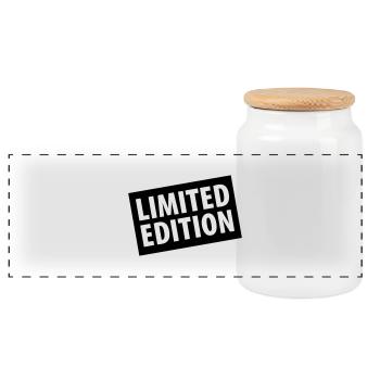 Limited Edition (dh) - Panorama Keksdose mit Holzdeckel - Weiß - Vorne