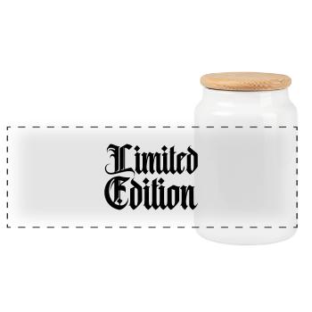 limited edition 2 - Panorama Keksdose mit Holzdeckel - Weiß - Vorne