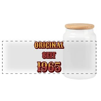 ORIGINAL SEIT 1965 - Panorama Keksdose mit Holzdeckel - Weiß - Vorne