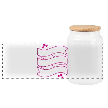 Meilleure maman de tous les temps - Boîte à biscuits avec couvercle en bois - blanc - Devant