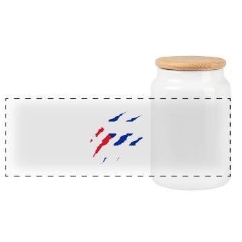 Claw Klaue Laender Cuba png - Boîte à biscuits avec couvercle en bois - blanc - Devant