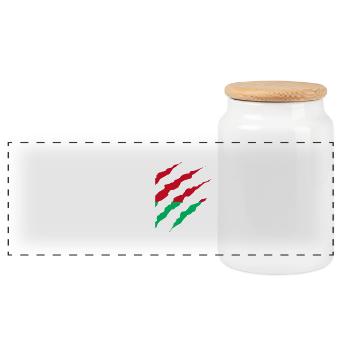 Claw Klaue Laender Madagascar png - Boîte à biscuits avec couvercle en bois - blanc - Devant
