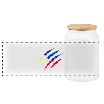 Claw Klaue Laender Philippines png - Boîte à biscuits avec couvercle en bois - blanc - Devant
