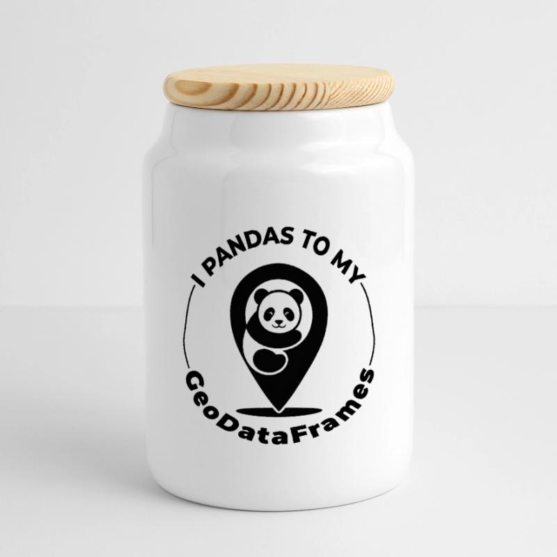 GeoDataFrames Pandas GIS Python Programmierung Panorama Keksdose mit Holzdeckel