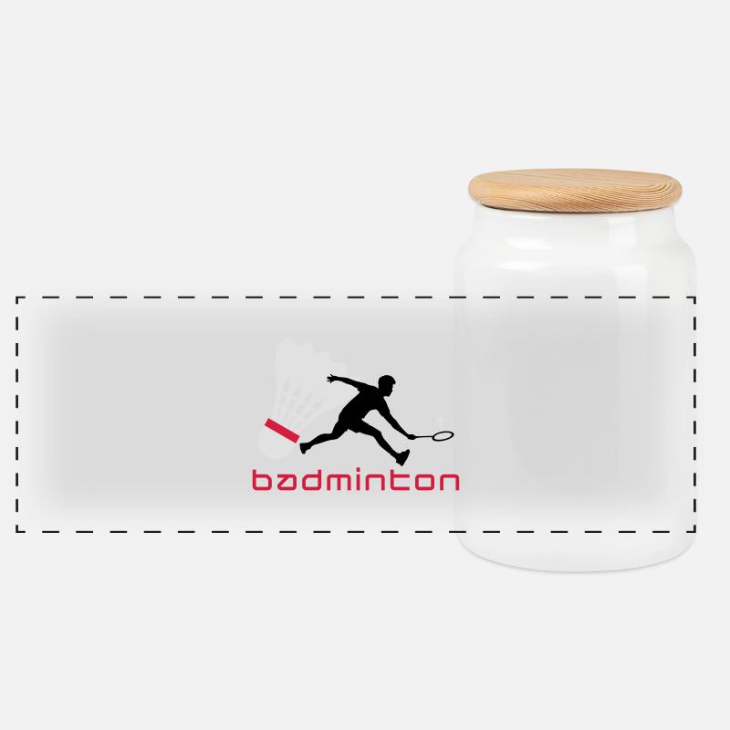 badminton_022011_t_3c - Panorama Keksdose mit Holzdeckel - Weiß