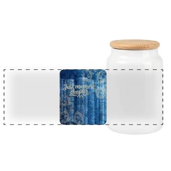 Il ne reste qu’un chapitre - Boîte à biscuits avec couvercle en bois - blanc - Devant
