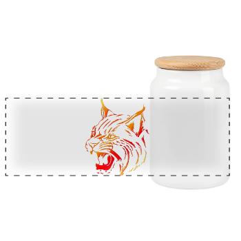 Men's Tank Top with racer back - Panoramic Cookie Jar with Wooden Lid - white - Front