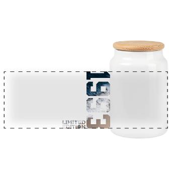 33. GEBURTSTAG LIMITED EDITION 1993 - Panorama Keksdose mit Holzdeckel - Weiß - Vorne