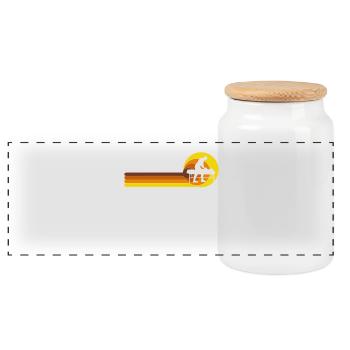 Kinésithérapeute Chiropracteur Physio-masseur - Boîte à biscuits avec couvercle en bois - blanc - Devant