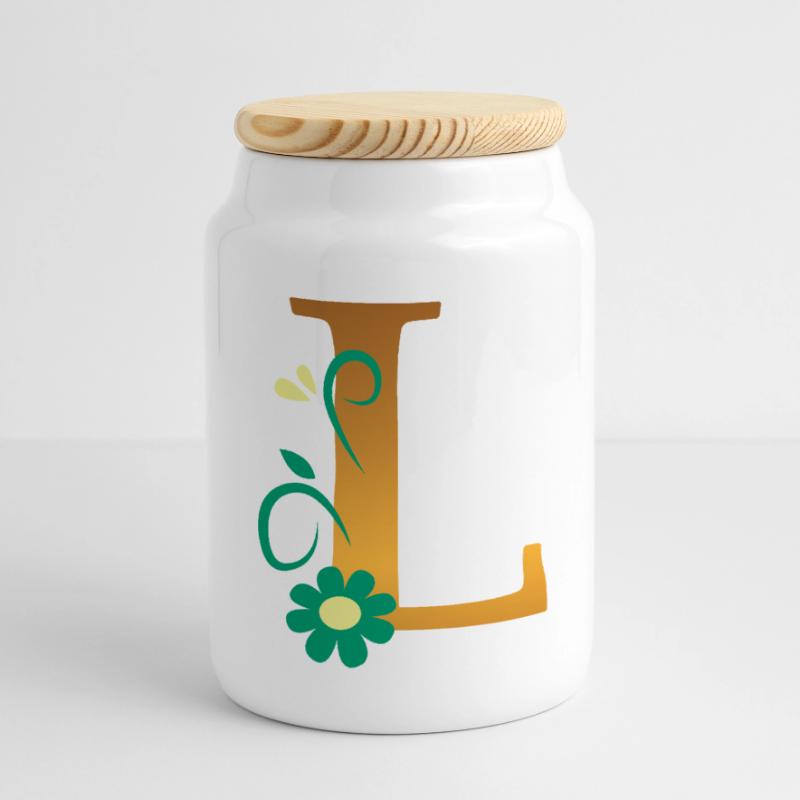 L Panorama Keksdose mit Holzdeckel