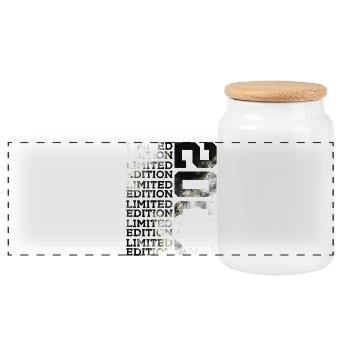 20 JAHRE LIMITED EDITION 2006 20. GEBURTSTAG - Panorama Keksdose mit Holzdeckel - Weiß - Vorne