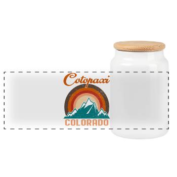 Cotopaxi Colorado - Panorama Keksdose mit Holzdeckel - Weiß - Vorne