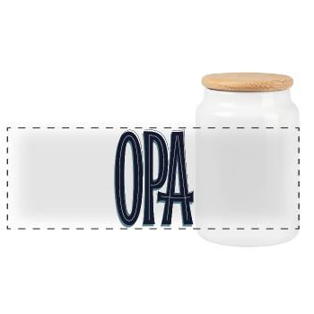 Grand-père, grand-père, grand-père. - Boîte à biscuits avec couvercle en bois - blanc - Devant