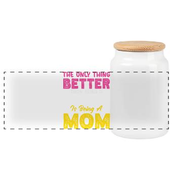 Pharmacist Pharmaceutical Technical - Panoramic Cookie Jar with Wooden Lid - white - Front