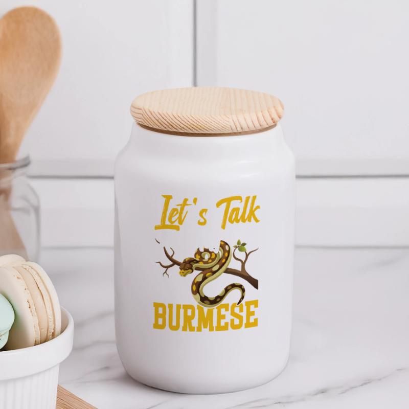 Propriétaire de python birman, terriarium de serpent, cacher un python Boîte à biscuits avec couvercle en bois