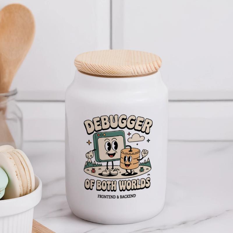 Debugger of both worlds | Debugging Dev Panoramic Cookie Jar with Wooden Lid