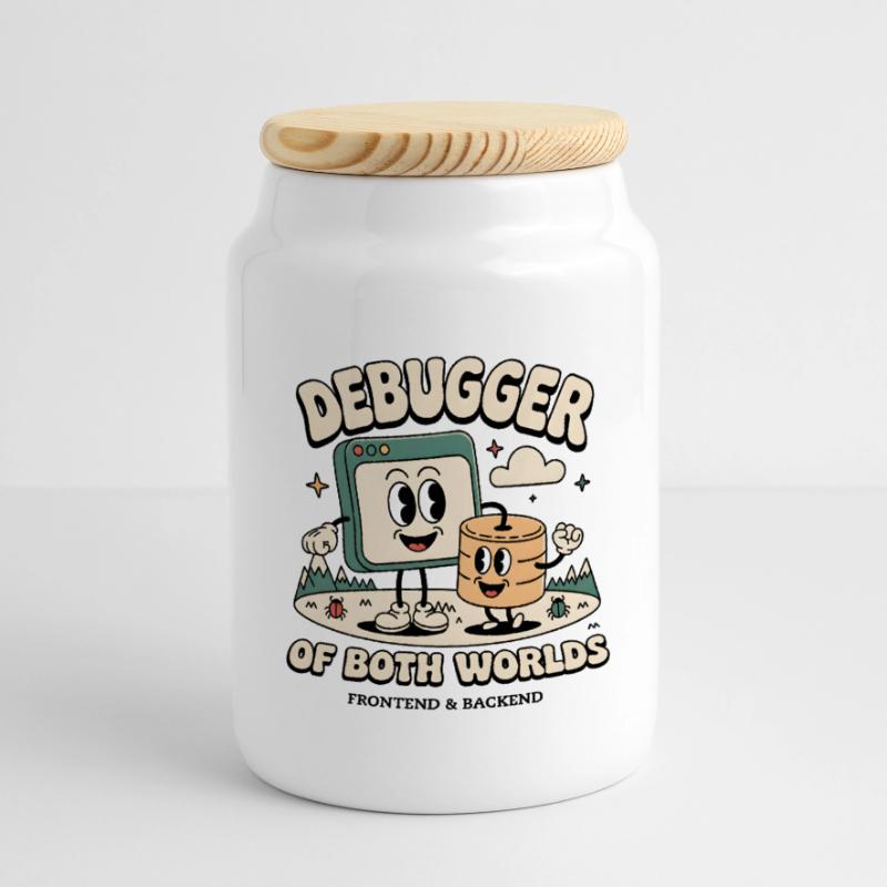 Debugger beider Welten | Debugging Dev Panorama Keksdose mit Holzdeckel