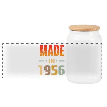 grandpere Édition Limitée Humour Anniversaire  70 - Boîte à biscuits avec couvercle en bois - blanc - Devant