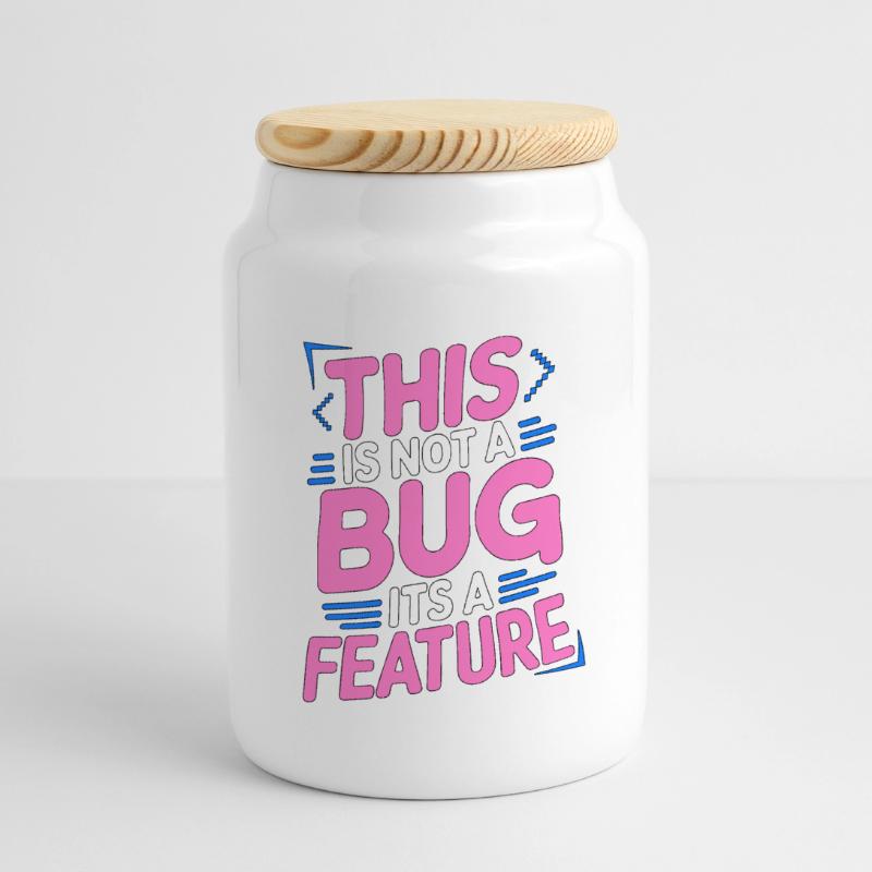 Game Developer This Is Not A Bug Game Programming Panorama Keksdose mit Holzdeckel