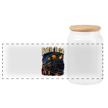 Ingénieur nocturne cinématographique, fierté construite pour le - Boîte à biscuits avec couvercle en bois - blanc - Devant
