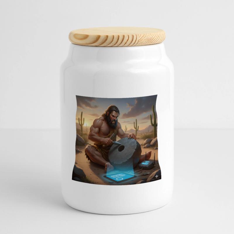 Caveman Tech Support – Das erste Tutorial Panorama Keksdose mit Holzdeckel