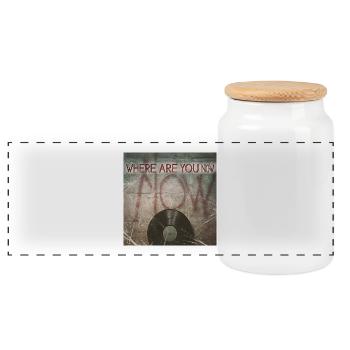 Où es-tu maintenant par Mark Noone - Boîte à biscuits avec couvercle en bois - blanc - Devant