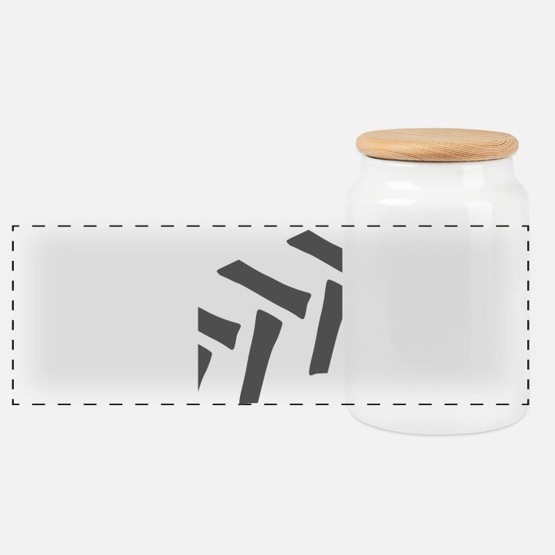 profil Executor - Boîte à biscuits avec couvercle en bois - blanc