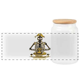 Précision mortelle - Édition Or Royale - Boîte à biscuits avec couvercle en bois - blanc - Devant