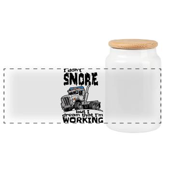 1477_i_dont_snore-LKW - Panorama Keksdose mit Holzdeckel - Weiß - Vorne