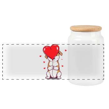 Muttertags Geschenk Mutter Muttertag Geschenkidee  - Panorama Keksdose mit Holzdeckel - Weiß - Vorne