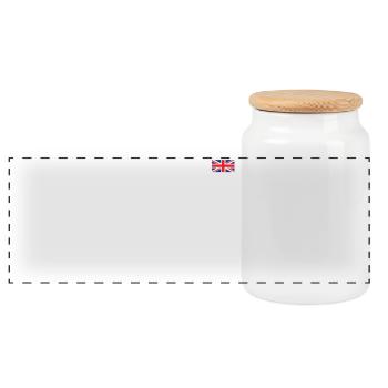 La légende de Landy ne meurt jamais - Boîte à biscuits avec couvercle en bois - blanc - Devant