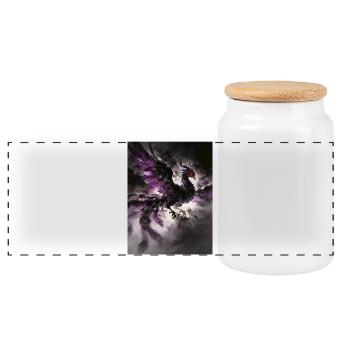 The Dark Phoenix: Rise of Darkness - Panoramic Cookie Jar with Wooden Lid - white - Front