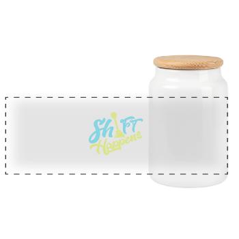Shift Happens - Car Shirt - Panorama Keksdose mit Holzdeckel - Weiß - Vorne