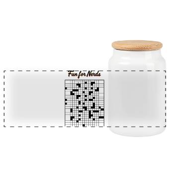 Spaß für Nerds - Panorama Keksdose mit Holzdeckel - Weiß - Vorne