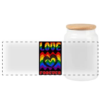 FÊTE DES MÈRES. BONNE FÊTE MAMAN. MAMAN. FÊTE - Boîte à biscuits avec couvercle en bois - blanc - Devant