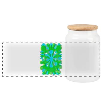 Proyecto_nuevo_-6-_-1-_-12-_-6- - Panoramic Cookie Jar with Wooden Lid - white - Front