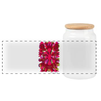 Proyecto_nuevo_-6-_-1-_-12-_-7- - Panoramic Cookie Jar with Wooden Lid - white - Front