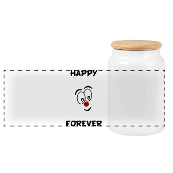 HUMOUR. CITATION. MESSAGE. RETRAITE. ANNIVERSAIRE. - Boîte à biscuits avec couvercle en bois - blanc - Devant