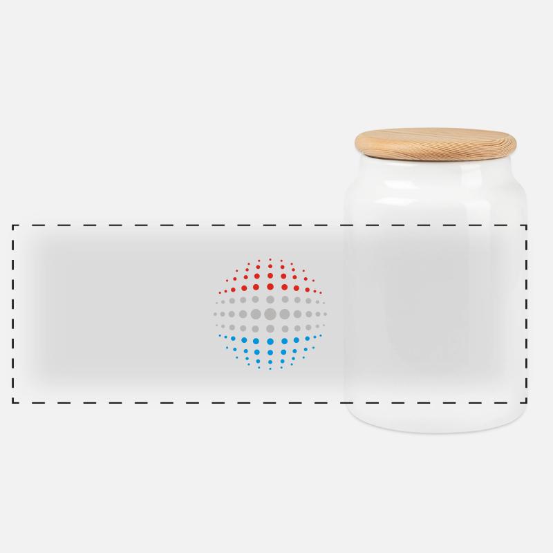geo_dotsphere_luxembourg_3c01 - Panorama Keksdose mit Holzdeckel - Weiß
