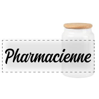 Apotheker Gesundheit Arzneimittel Apotheke Preparatio - Panorama Keksdose mit Holzdeckel - Weiß - Vorne