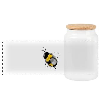 Hummel - Panorama Keksdose mit Holzdeckel - Weiß - Vorne