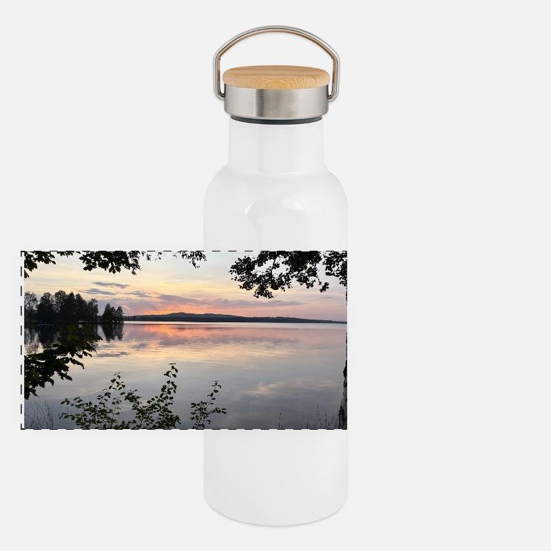 Buzzer Gourde isotherme avec bouchon en bambou