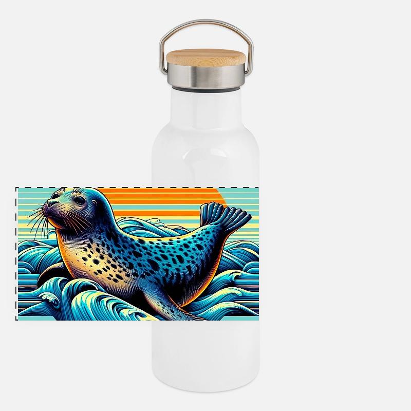 seal Panoramic Thermal Bottle with Bamboo Lid