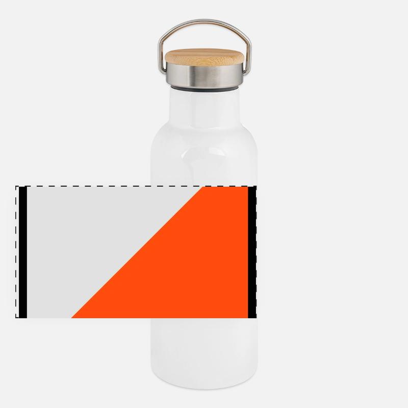 Orientation screen Panoramic Thermal Bottle with Bamboo Lid