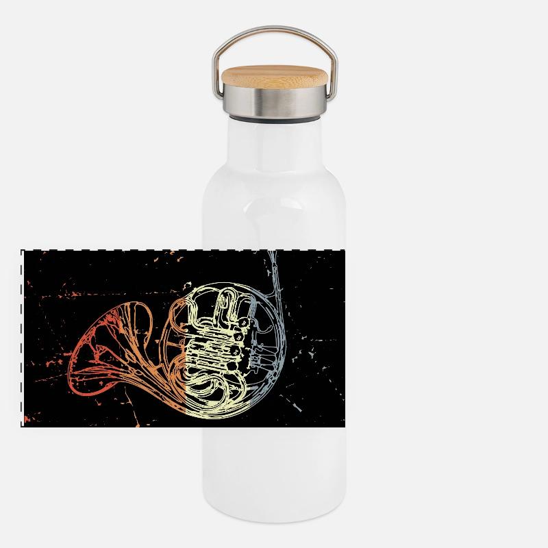 Clairon Gourde isotherme avec bouchon en bambou
