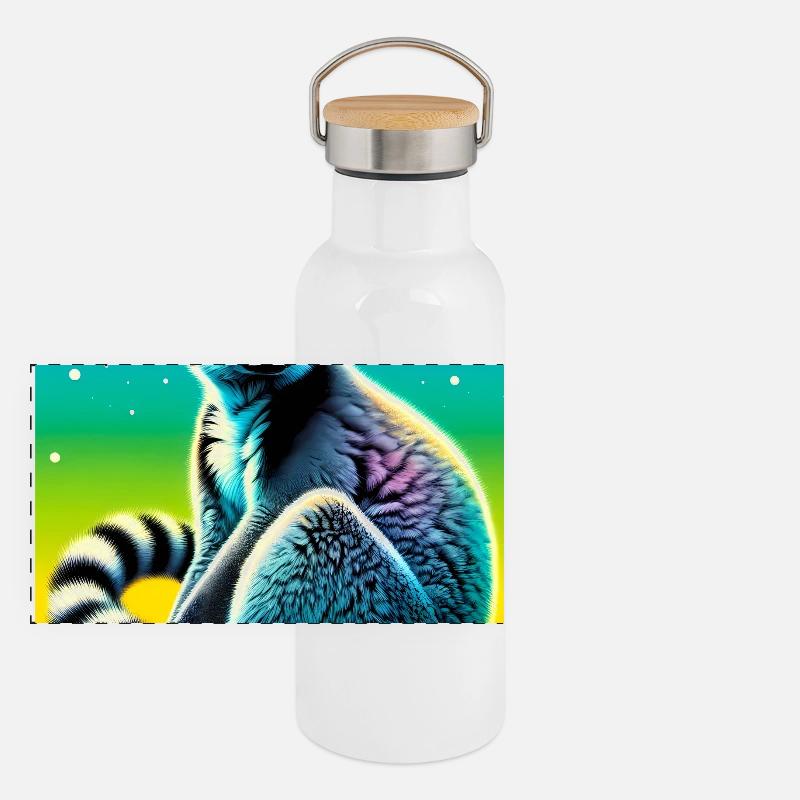 Lemur Panoramic Thermal Bottle with Bamboo Lid