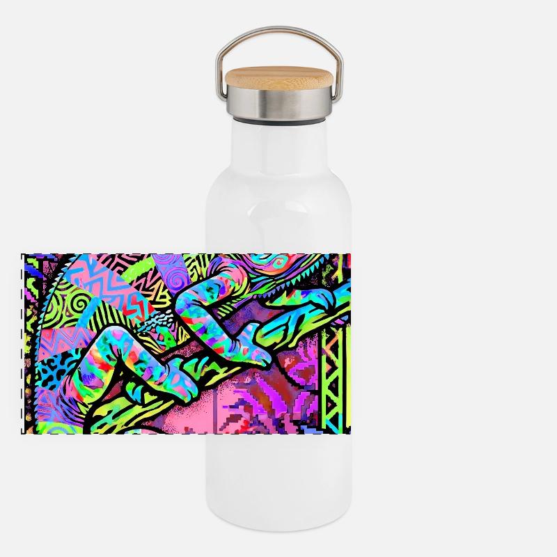 chameleon Panoramic Thermal Bottle with Bamboo Lid