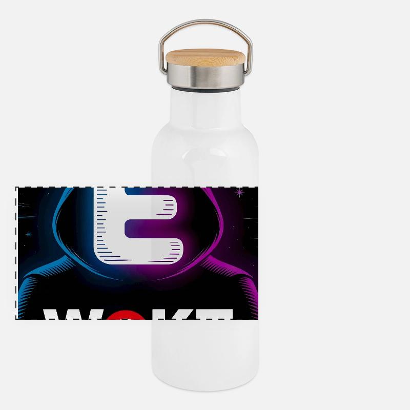 Ewoke Panorama Thermosflasche mit Bambusdeckel